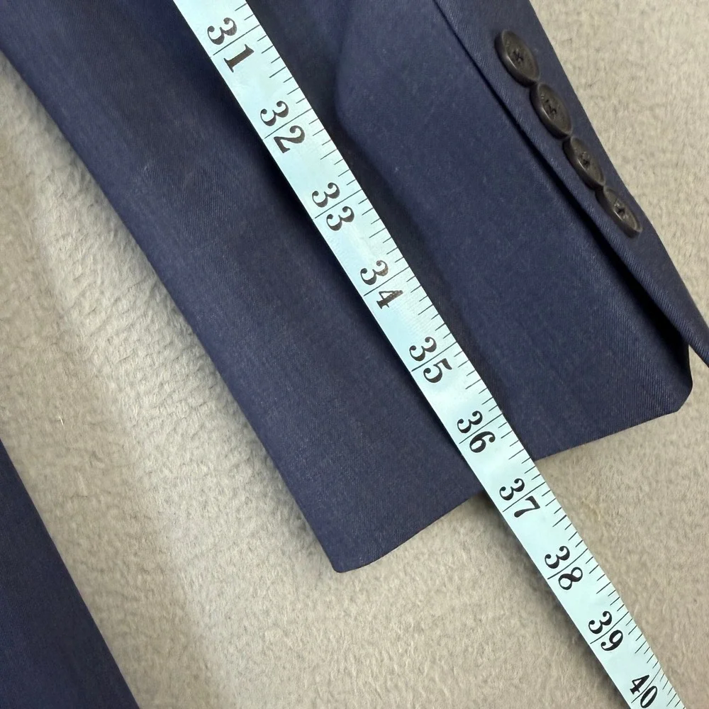 B by Brooks Brothers Mens Blue Performance Blazer Sport Coat 42 Long NWT